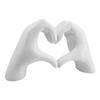 Resin Sculpture Figurines Art Crafts Desktop Ornament Nordic Love Gesture Statues  Office Home