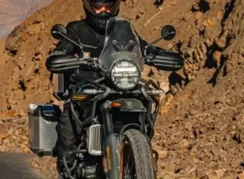 Комплект черных раллийных защиты рук для Royal Enfield New Himalayan 450
