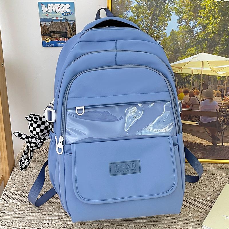 Школьный рюкзак детский для девочек начальной школы, для учеников средней школы, для старшеклассников, для студентов колледжа, многослойный