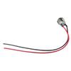 1/5pcs 12mm Momentary Push Button Switch Silver Shell with pre-Wiring  IP65 Waterproof Push Button Switch