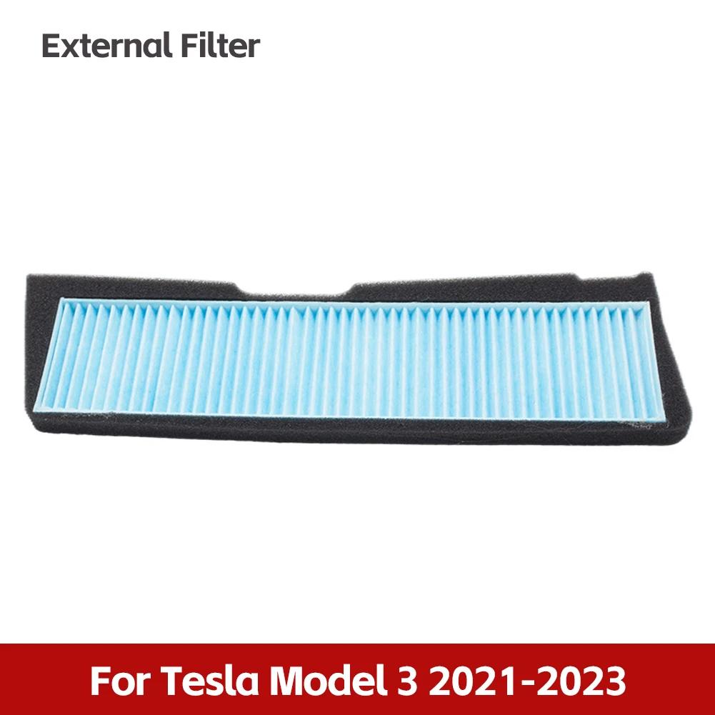 Для Tesla Model 3 2024 автомобильный воздухозаборник фильтр из расплавленной ткани воздушный поток вентиляционная крышка отделка антиблокировочная профилактика впускная крышка