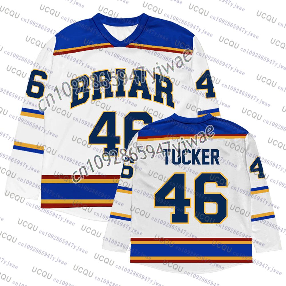2026Men Women Long Sleeve Tee Off Campus Briar University Hockey Jersey Graham 44 22 DI LAURENTIS 66 Tucker46 Training Hockey Te