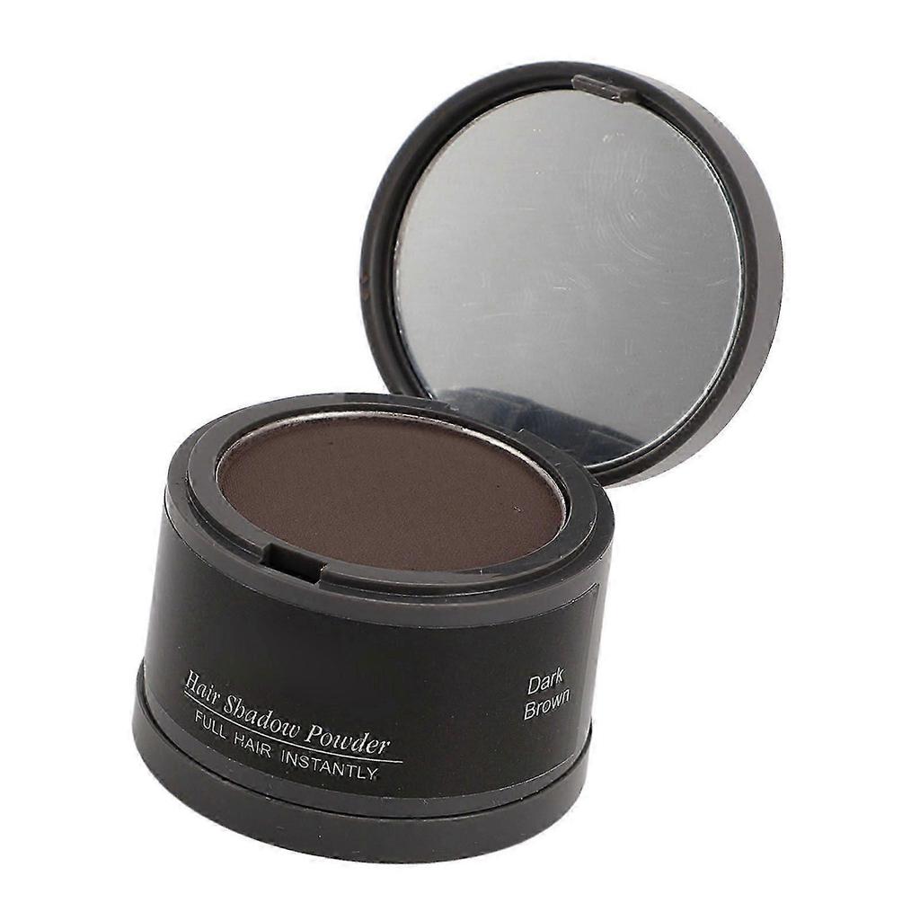 4g Hairline Shadow Powder Trimming Filling Forehead Root Touch Up Hair Powder for Contouring Thinning Hair Dark Brown