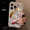 Чехол для телефона с узором «Карп на удачу» для iPhone 17 Pro 15 16 14 13 12 11 Pro Max 17e 16e 8 7 Plus XR XS X Серебристый Мягкий Ударопрочный Чехол