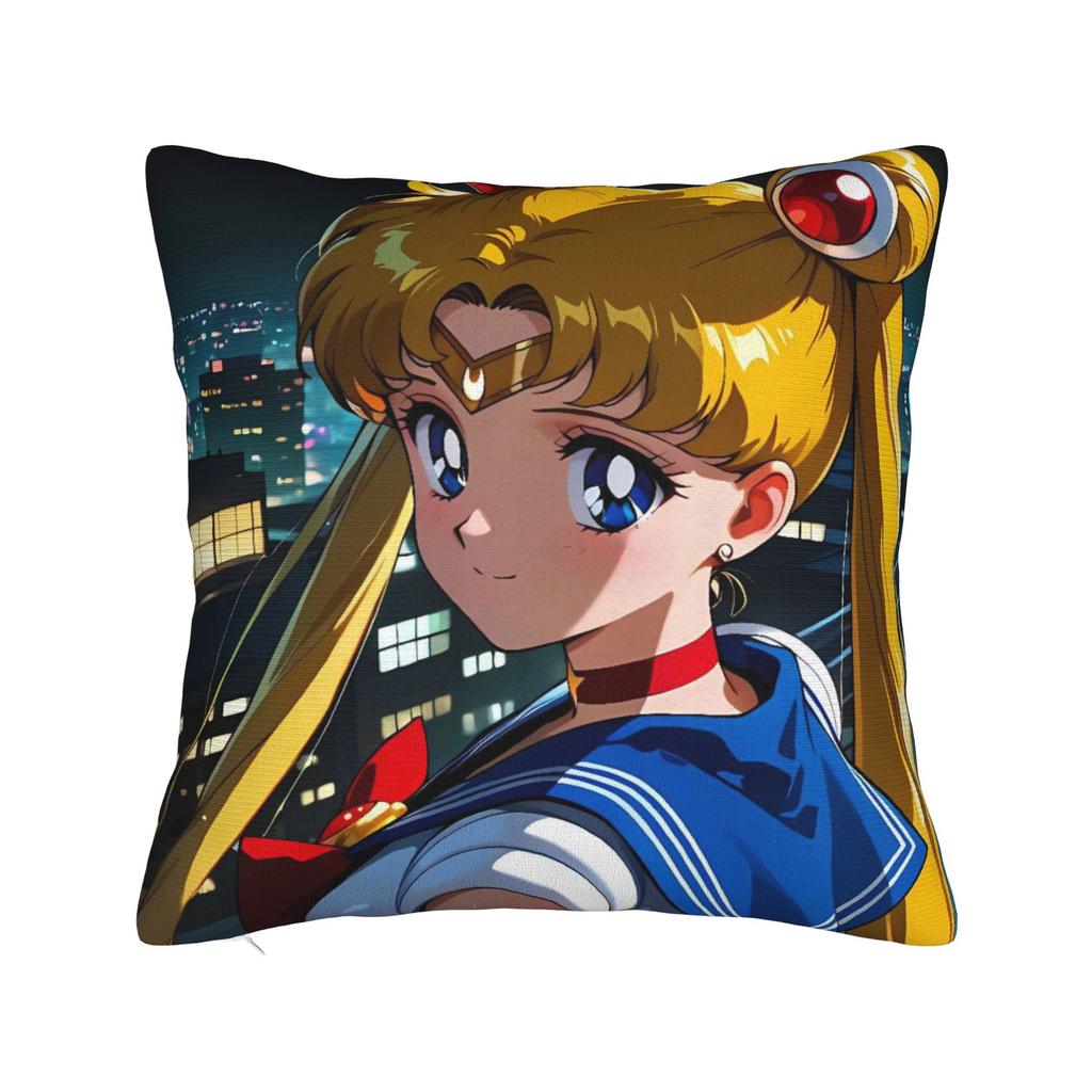 Sailor Moon Pillowcases Kawaii Pillow Case For Living Room Chair Custom Pillow Cover