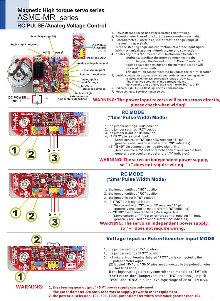 ASME-MRB 380 кг.см Цифровой сервопривод с магнитным кодированием, 360 градусов, высокий крутящий момент, с шестернями из легированной стали, для больших роботов-манипуляторов и роботов на радиоуправлении