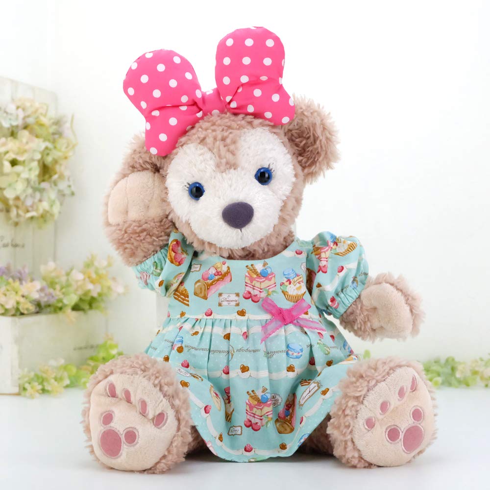 Мягкая игрушка Даффи Шеллими, костюм, одежда, нарядная одежда, размер 43 см, размер S, ручная работа, морской медведь Диснея, Даффи Шеллими, Cushucush 161S, светло-голубые сладости