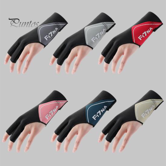 1 шт. Перчатка для бильярда с эластичной застежкой-лентой, регулируемый дизайн, нескользящая, для левой руки, 3 пальца, для бильярда