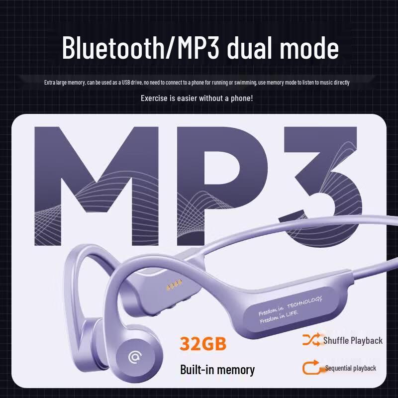 Наушники с костной проводимостью aigo G03PRO для плавания и спорта, MP3