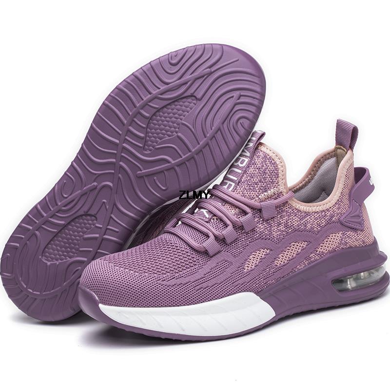 Женская защитная обувь Новые кроссовки со стальным носком Женские дышащие рабочие защитные ботинки Женские рабочие ботинки с защитой от проколов Легкая промышленная обувь