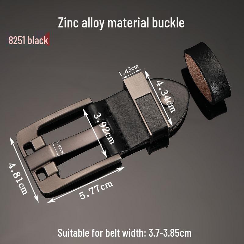 Мужской ремень с пряжкой-штифтом