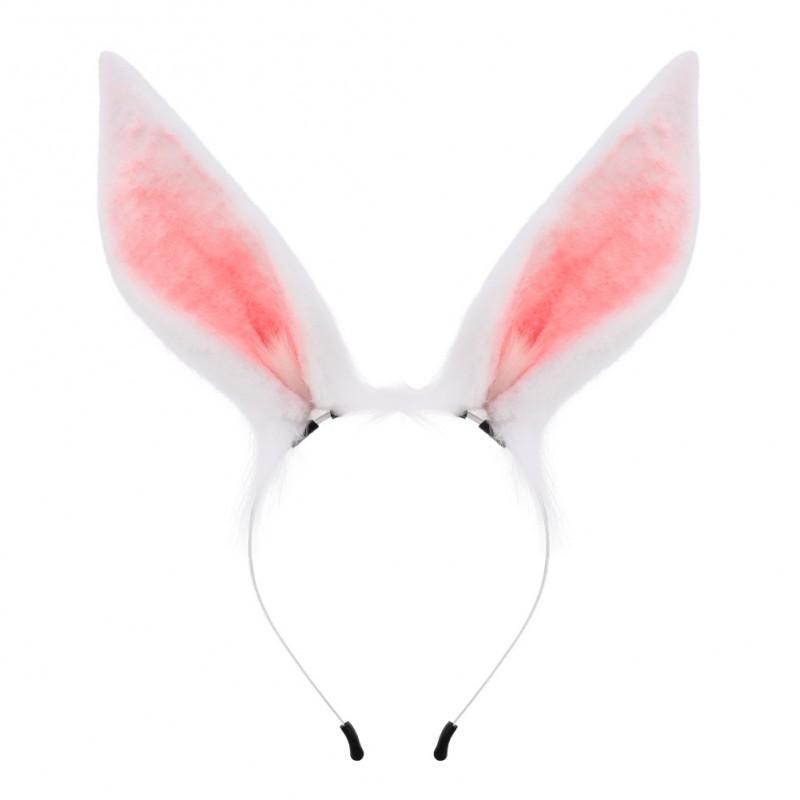 Easter Lolita Bunny Ear Headband Adjustable Plush Rabbit Hair Hoop Pure Desire Style