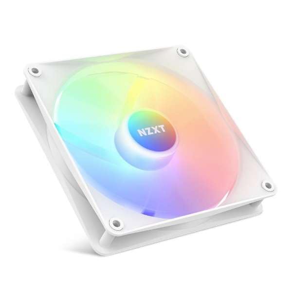 NZXT F140RGB 140mm RGB CORE White PC Case Fan 3784 RF-C14SF-W1