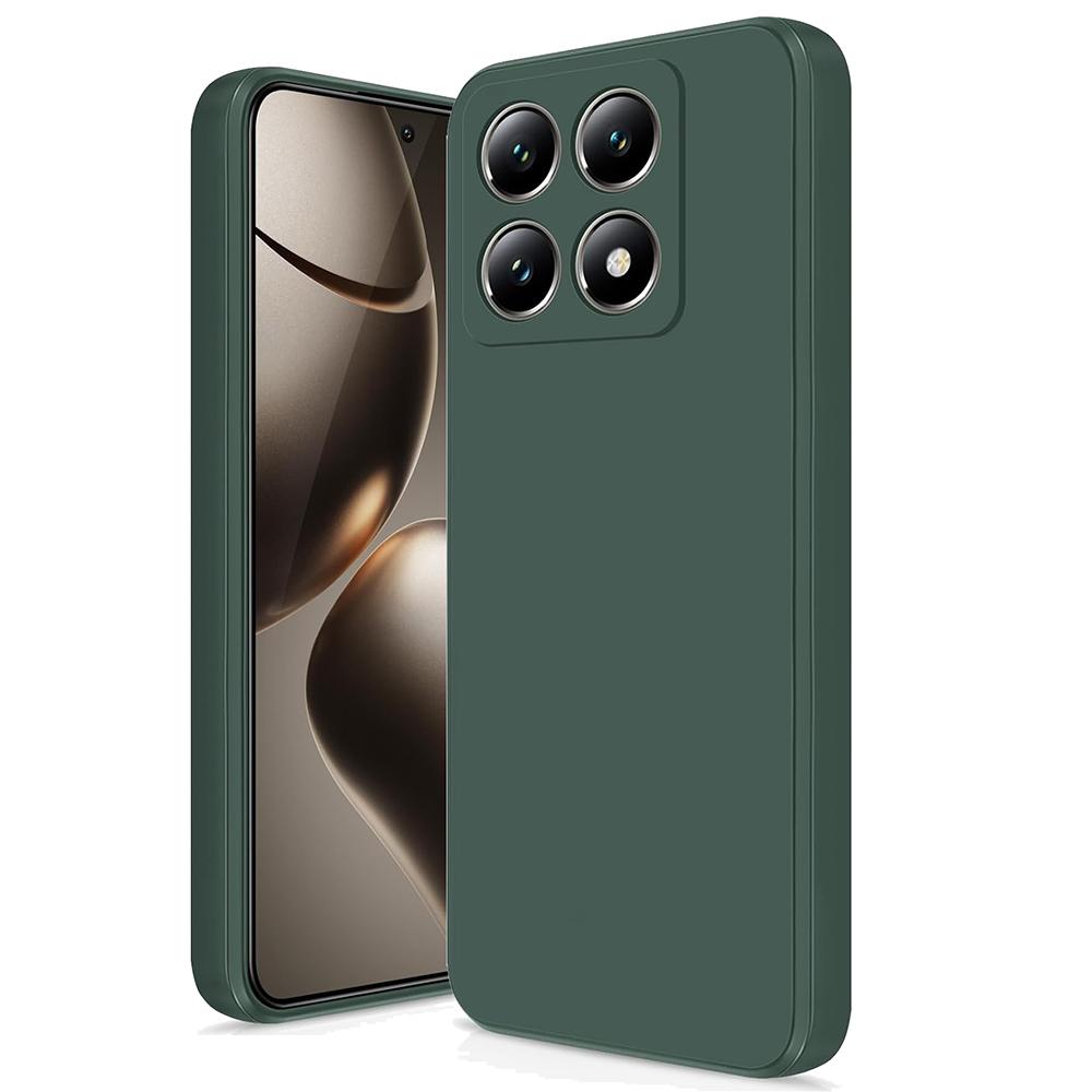 Роскошный квадратный мягкий силиконовый чехол для Xiaomi Mi 15 14 14T 13 13T 12 12T 12X 12S Pro Lite Ultra Матовый Чехол Конфетного Цвета Ударопрочный