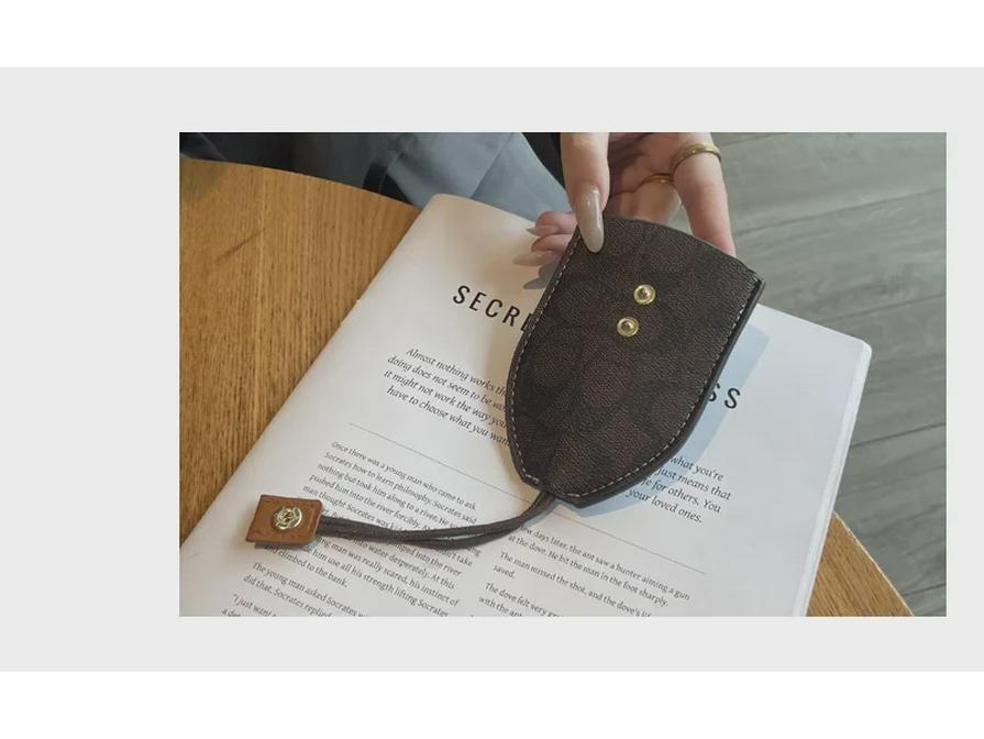 Стильная женская ретро-многофункциональная сумка для ключей с держателем для пульта дистанционного управления и зажимом для брелока