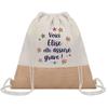Sac Cabas - PLANETEE - Elise Elle Assure Grave ! - Jute - Imprimé En France - Grande Contenance