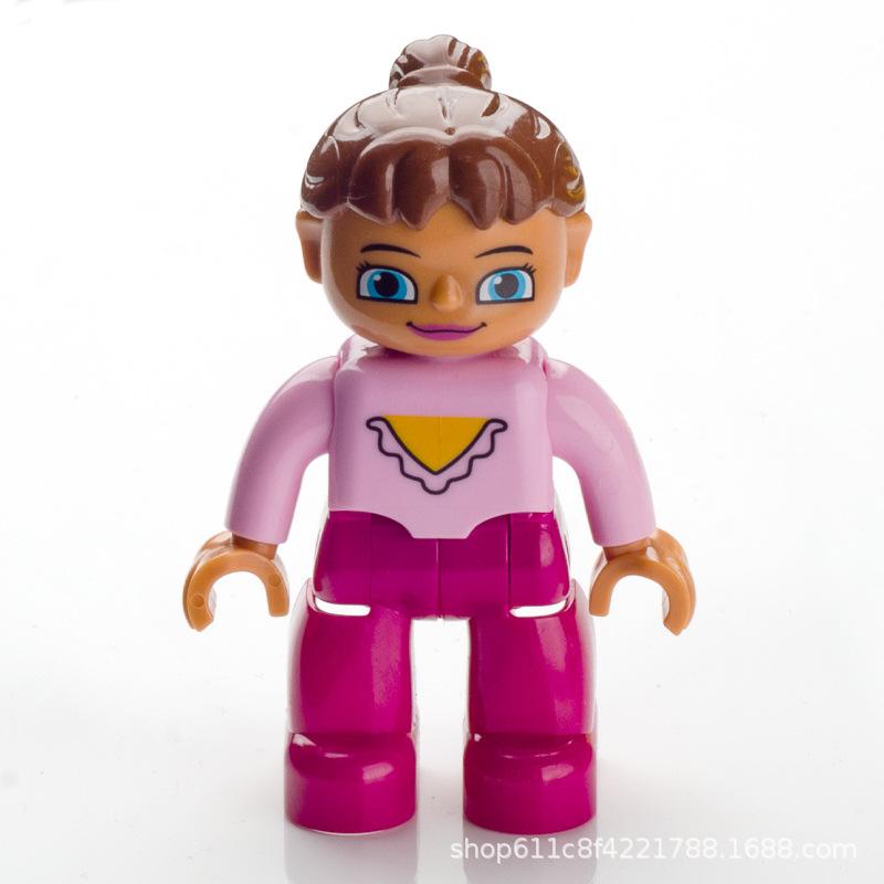 Large Particle Building Block Doll Doll Bulk Assembly Accessories Doll Diy Toy