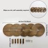 5-Hook Key Storage Rack Bohemian Style Wooden Wall-Mounted Organizer Space-Saving Modern Umbrella Storage Shelf Interior Decor