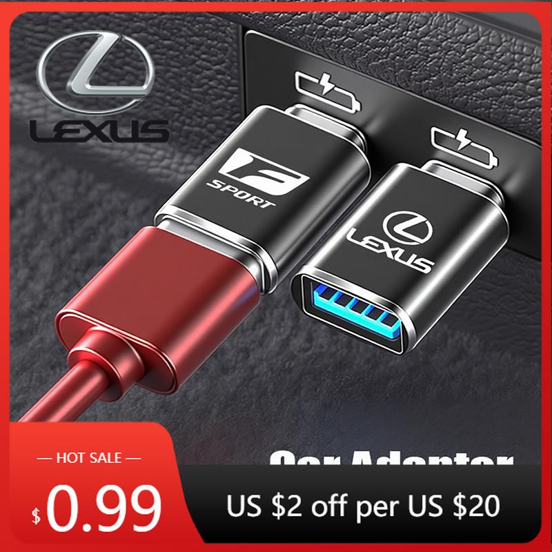 Interior Stickers Car Interior Type-C Conversion To USB Plug Auto Accessories For Lexus FSPORT LBX NX RX 350h 450h ES UX 300e GSSR4