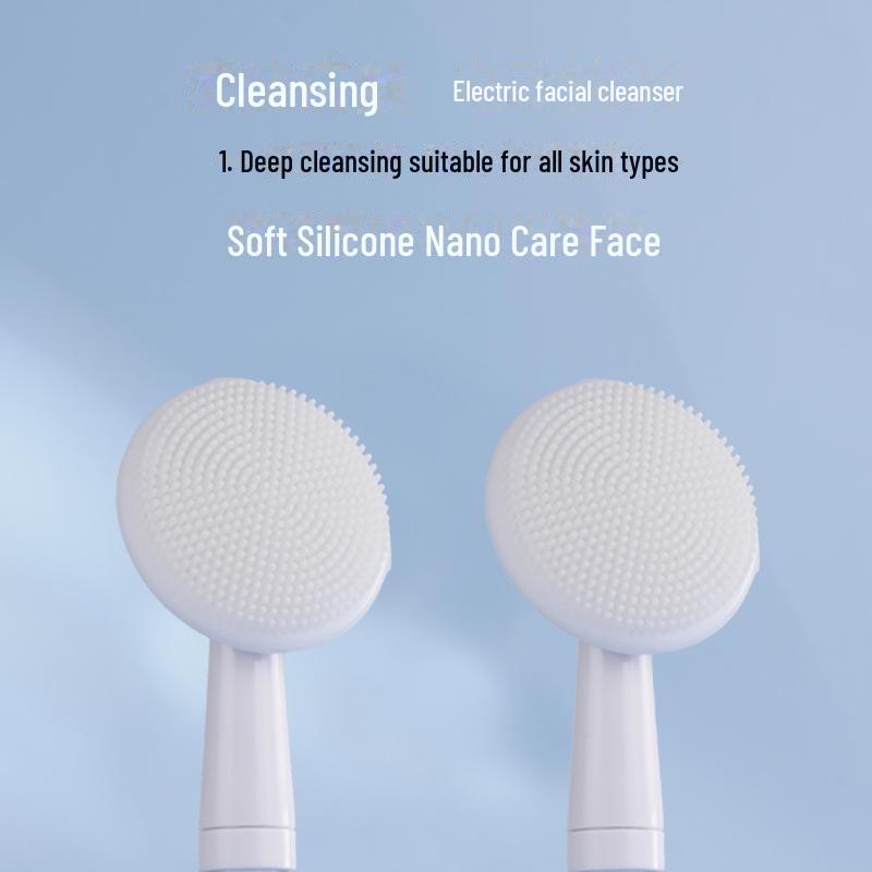 Электрическая силиконовая зубная щетка и щетка для лица с зарядкой от USB - устройство «все в одном»