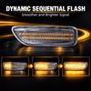 For Volvo XC90 S80 XC70 V70 S60 2001-2009 2Pcs LED Dynamic Turn Signal Light Side Marker Sequential Blinker Indicator Lamp