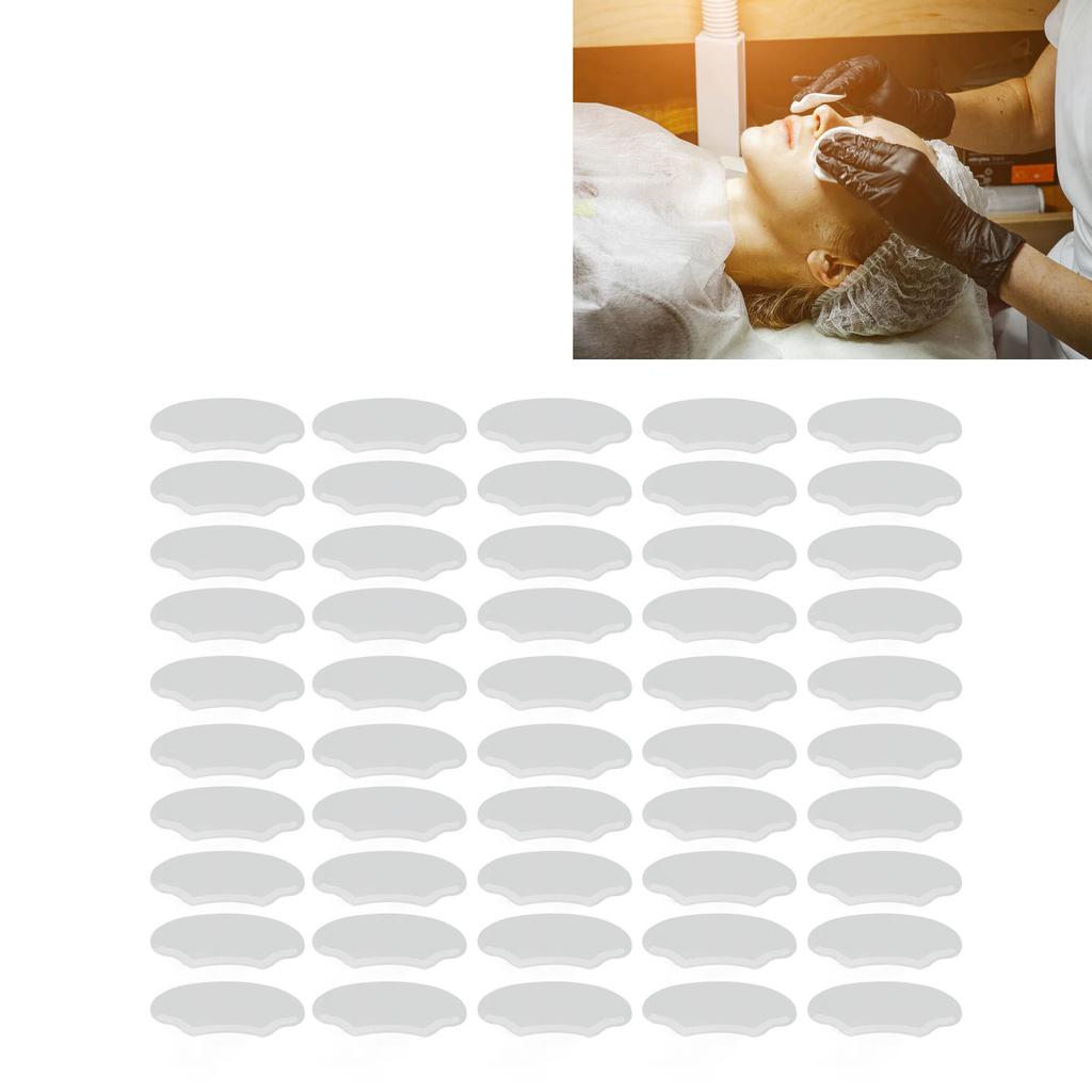 50pcs Face Line Films Disposable Transparent Face Eyebrow Guard for Home Beauty Salon