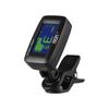 Guitar Tuner Clip On for Chromatic Guitar Bass Violin Ukulele 3-Color Backlight LCD Display