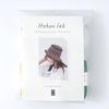 Raw Wool Itohenlab Knitting Kit Braided Brim Hat #10-1