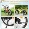 CYFIE Велосипедный боковой регулируемый дополнительный руль Easy Tools Stand, Kickstand, Stand, Длина, 12", 14", 16", 18", 20", 12-20", Детский велосипед,
