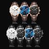 Новые лучшие мужские часы Многофункциональные деловые кварцевые светящиеся модные мужские часы