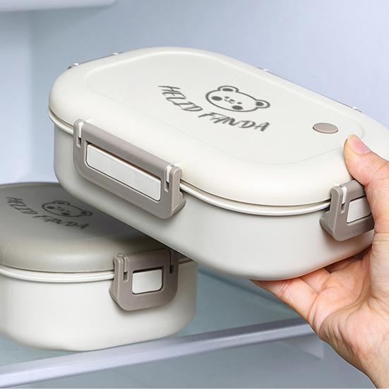 Lunch Box BPA Free Microwave Safe Large Capacity Leak-proof Bento Box Portable Divided Food Storage Container