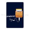 Powered Metal Plaque Poster Printed Party Wall Decor Cave Wall Mural Tin Sign Poster