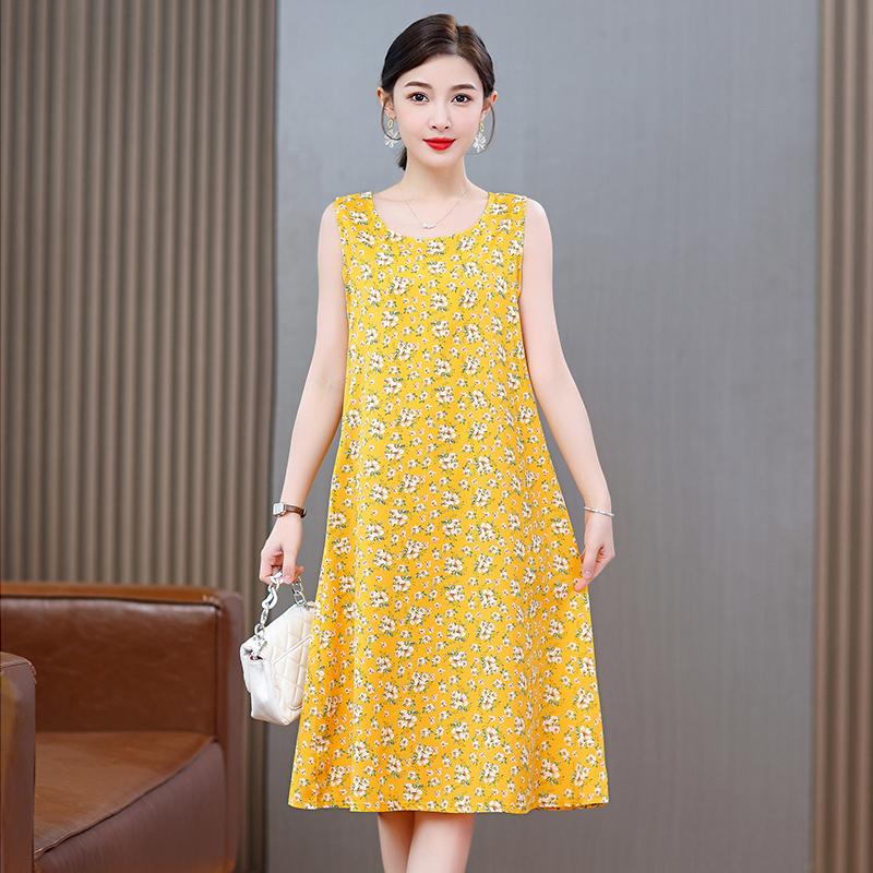 Элегантные платья без рукавов больших размеров для женщин, винтажное длинное летнее платье