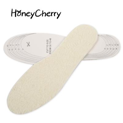 Детская, мужская и женская стелька, зимняя теплая мягкая шерстяная стелька для зимней обуви, размер 36-46, стелька из мягкого меха