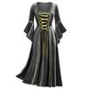 Women's Halloween Gothic Punk Style Work Neck Long Sleeve Fashion Dresses Dresses