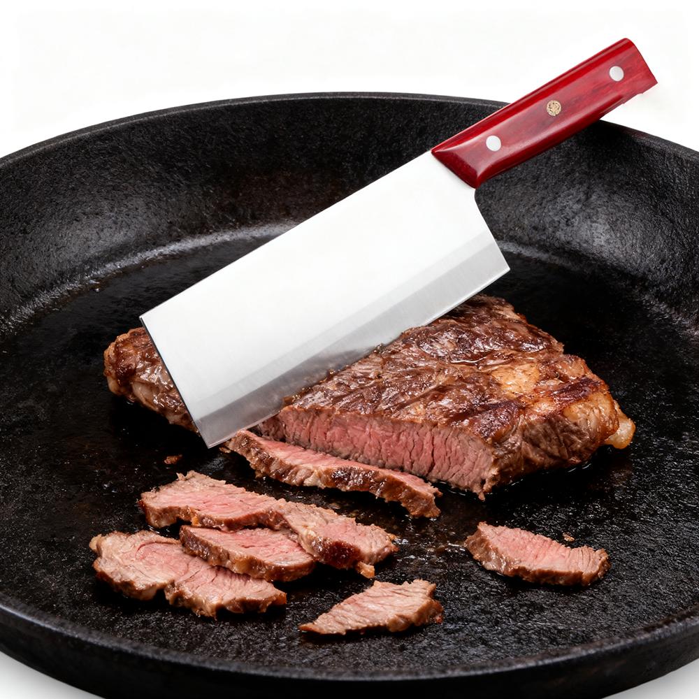 8 Inch Chinese Chef Knife Welding VG10 Steel Blade Wood Handle Slicing Vegetables Cleaver Meat Professional Kitchen Knives