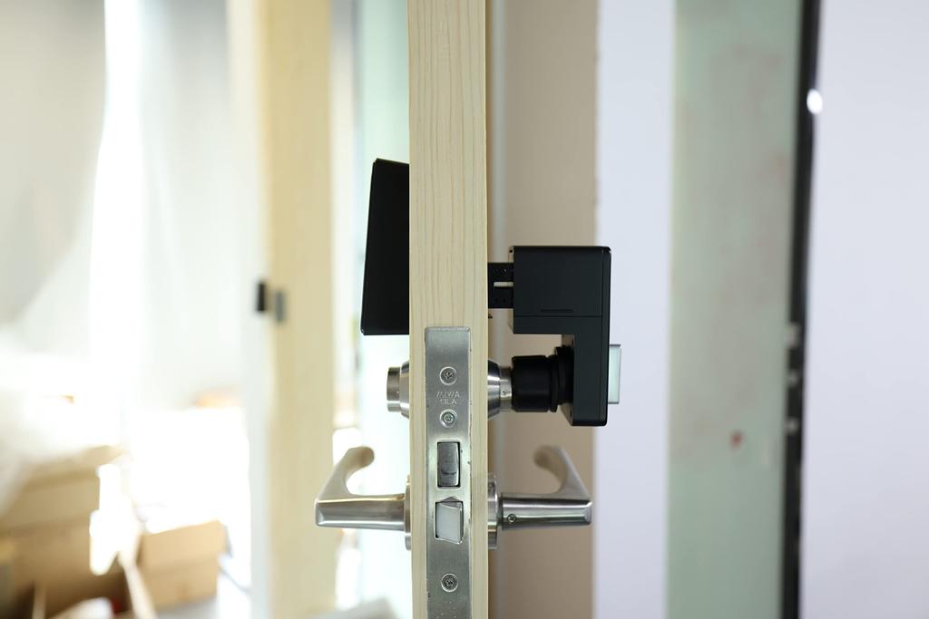 SwitchBot Smart Lock Набор для аутентификации по отпечаткам пальцев Alexa Smart Home Switchbot Автоматическая блокировка PIN-кода Вход Совместимость с Google Home Siri LINE Clova