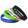 Epilepsy Medical Alert Silicone Bracelet for Adults - Unisex Sports Wristband