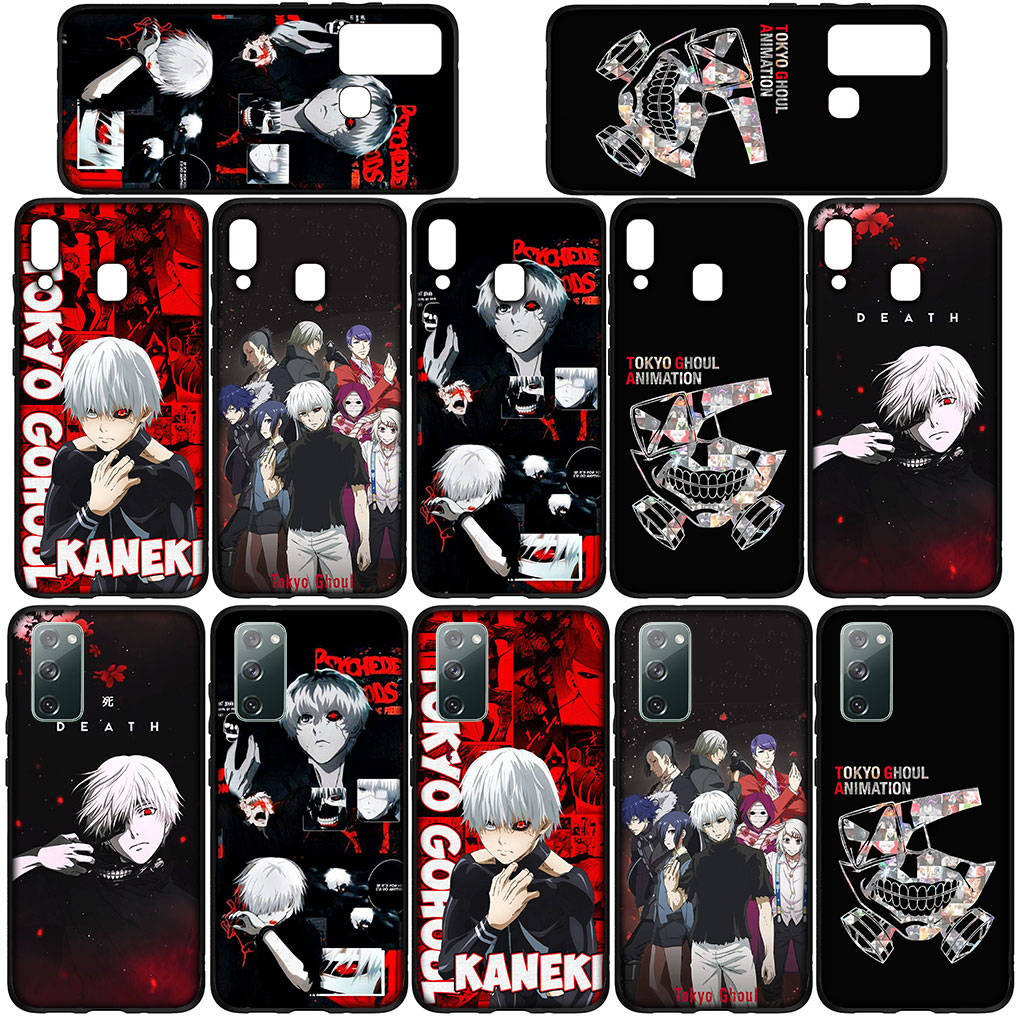 Чехол для телефона Samsung Galaxy S25 S24 S23 iPhone 16 15 Xiaomi Redmi Note 14 13 12 16E X 11 Pro Max 14C OPPO Moto Huawei Cartoon Tokyo Ghoul Cute Cover