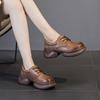 Single Shoes Small Leather Shoes Thick Bottom Casual Women's Shoes