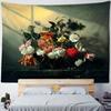 Home Wall Decoration Tapestry European Flower and Fruit Oil Painting Hanging Cloth Office Living Room Tapestry