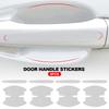8Pcs TPU Car Door Bowl Sticker Clear Door Bowl Handle Protection Sticker Paint Surface Film Anti-scratch Car Accessories