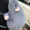 Gifts Cartoon Flower Branch Rat Backpack Flower Branch Rat Doll Soft Mouse Doll Cute Realistic Mouse Backpack