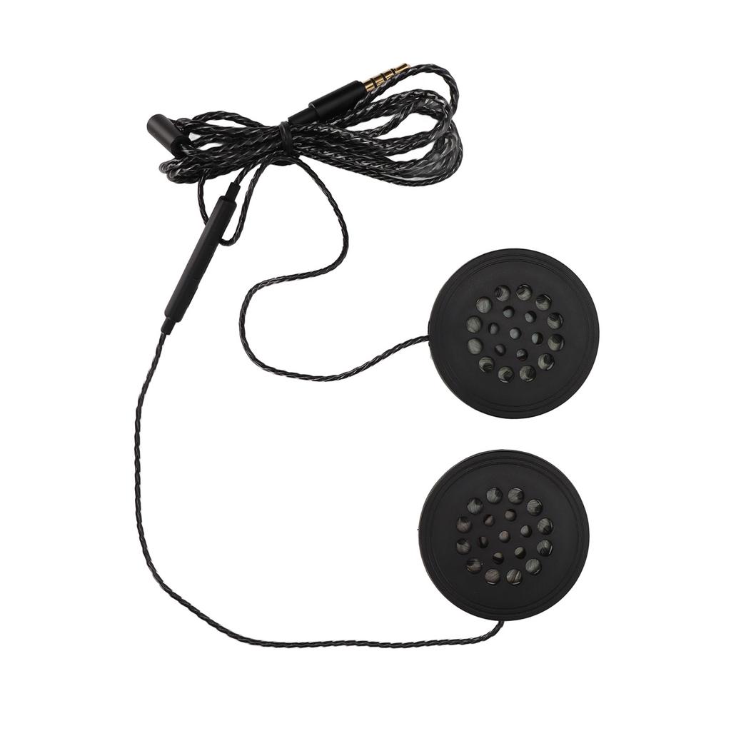 T33 Motorcycle Helmet Headset Wired Stereo 3.5mm Racing Helmet Headphone for Outdoor Sports