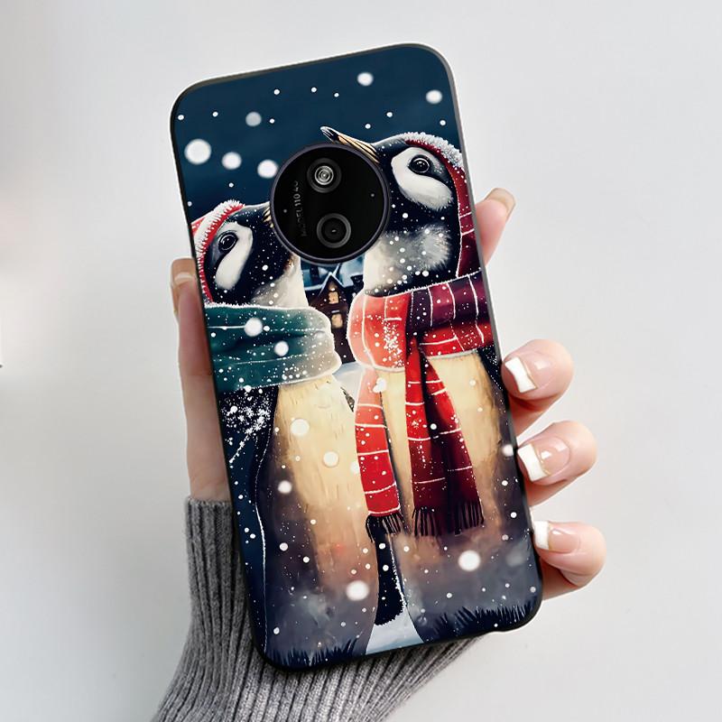 Чехол для Nokia 125 110 4G 2024 HMD 110 Чехол Эстетичный Роскошный Милый Крутой Для Мальчиков Девочек Мягкий Силикон Черный Матовый Крышка-Оболочка для Телефона