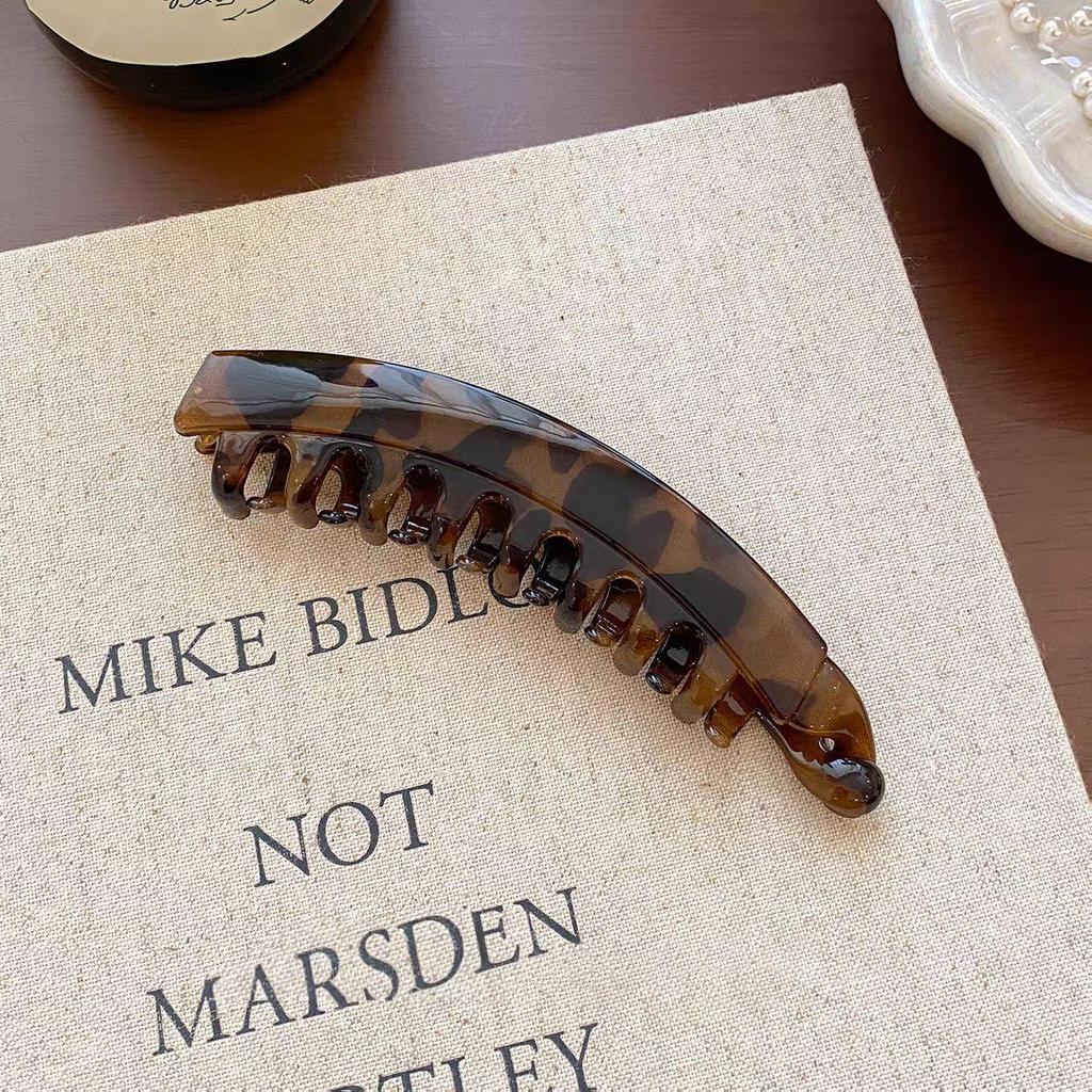 Корейская ретро большая заколка-краб для густых волос - Заколка-краб для волос высокого класса для прически пучок 2025