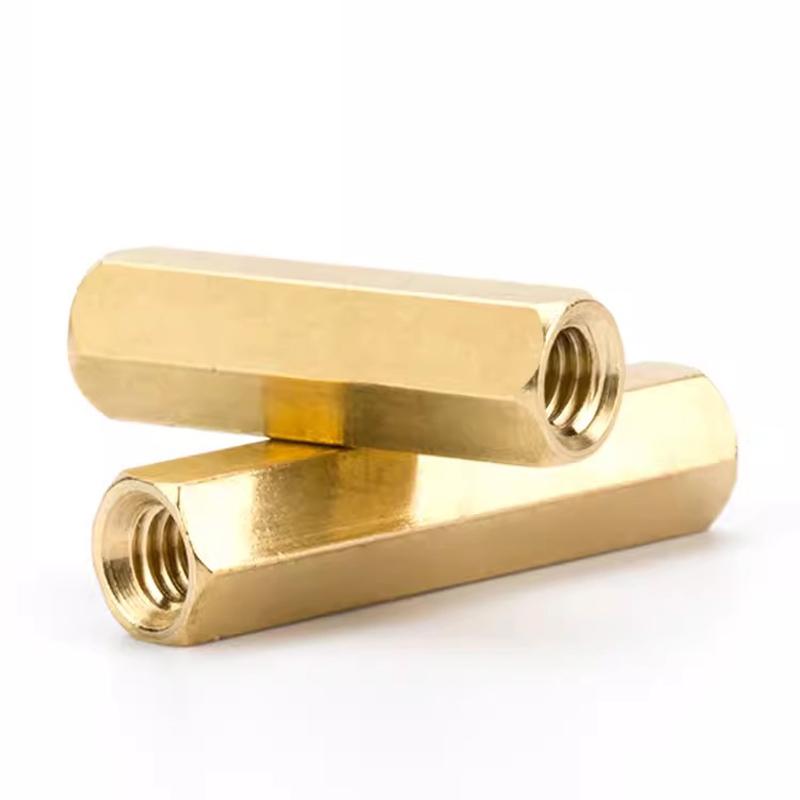 2-5 шт. Латунный Шестигранный Двухпроходной Шестигранный Шпилька-Стойка Мужской-Женский Крепежный Распорный Болт M5 M6 для Печатной Платы Материнской Платы Полый Винт