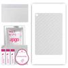 apgo Protective Skin Sticker for the Back Compatible with Huawei MatePad T10s, Wrap Film, Foil, Vinyl - Pattern Transparent Carbon