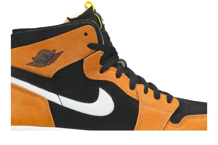 Men's Sneakers Nike Jordan 1 High Zoom Air CMFT Black Monarch Black/White-Monarch-Opti Yellow