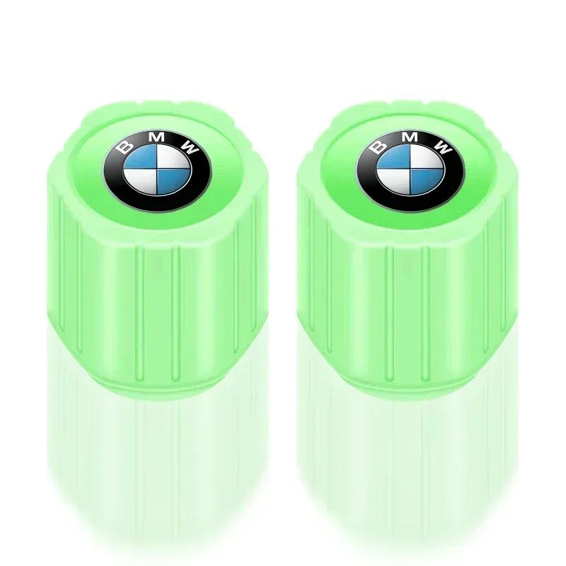 XZXCK1 For BMW MINI 4Pcs Luminous Car Tire Valve Caps Badge Emblem Styling For MINI Cooper Fridge One S F56 R57 R58 R60 JCW Countryman